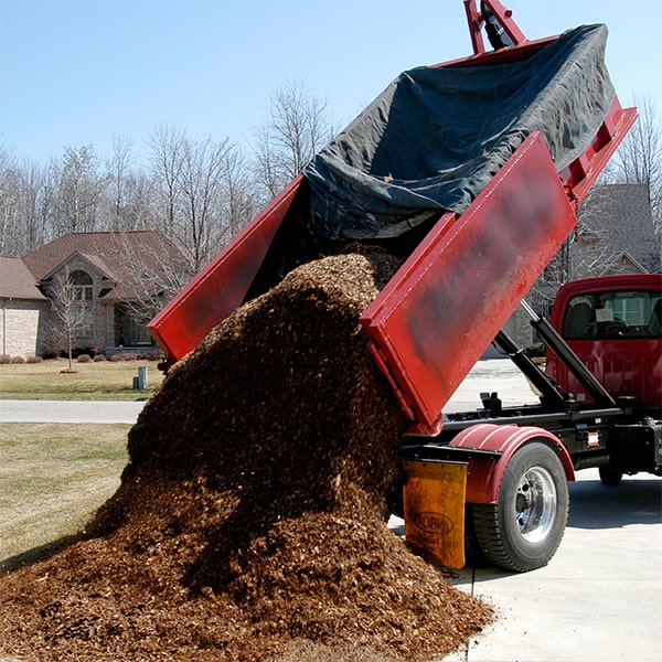 typically, we can arrange for mulch delivery within a few days of receiving your order